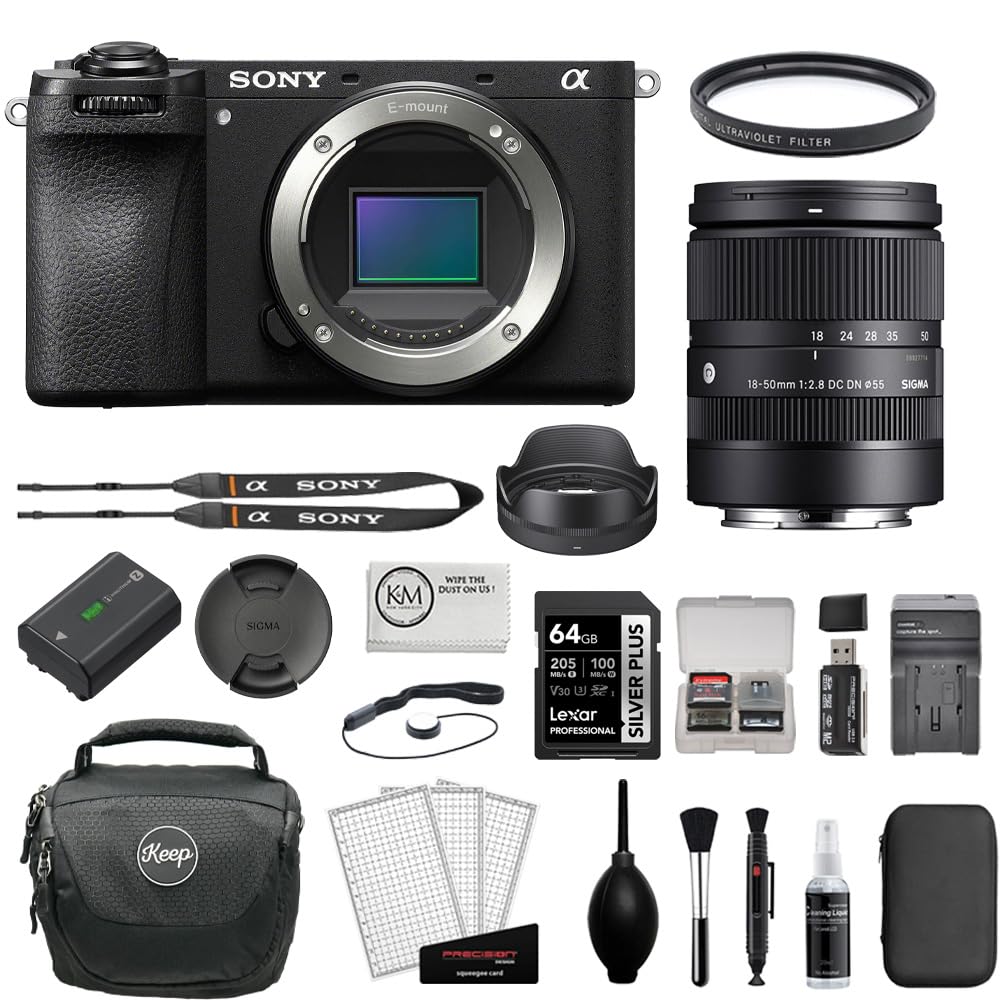 Amazon.com : Sony a6700 Mirrorless Camera Bundled with Sigma 18